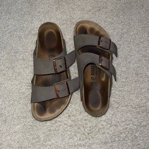 Women’s Green Birkenstocks